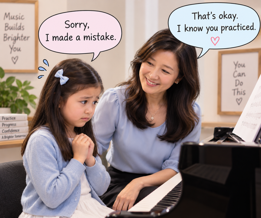 piano mistakes during lessons